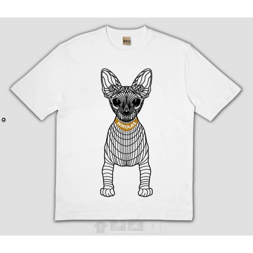 Áo Thun Nam Cổ Tròn In Chó Ai Cập vải cotton dày dặn, co giãn, tay ngắn Co Dãn 4C - AC132