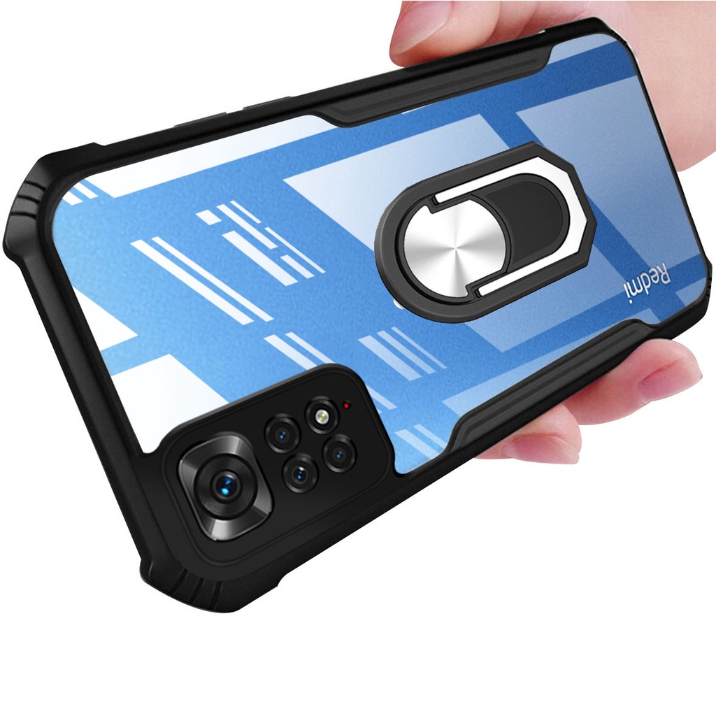 Ốp Điện Thoại Acrylic Trong Suốt Họa Tiết Rằn Ri Chống Rơi Cho Redmi Note 11/Note 11 Pro/Note 11 Pro/Redmi Note 11S 10s