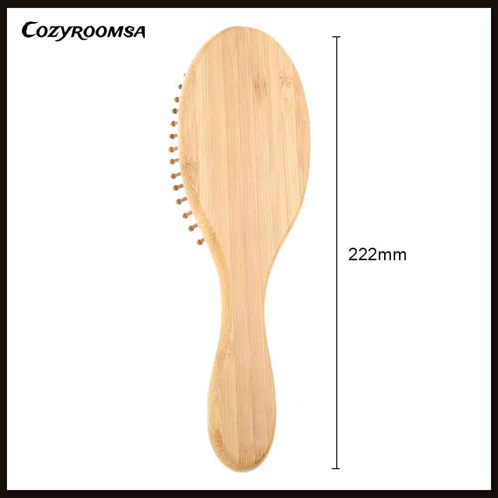 Lược Gỗ Tre Chống Tĩnh Điện Massage Da Đầu