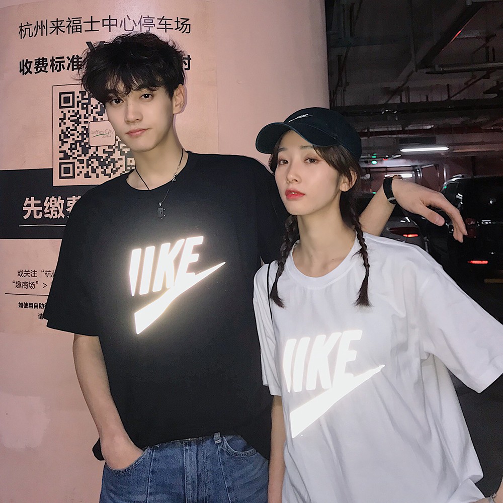 Áo Thun Phản Quang IKE Cotton 75%, Form Rộng, Unisex,Nam Nữ Đẹp Ken T-Shirt.