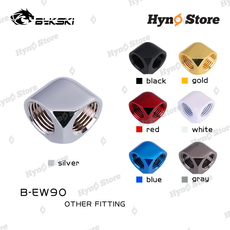 Fit 90 độ 2 đầu ren Bykski B-EW90 Tản nhiệt nước custom - Hyno Store