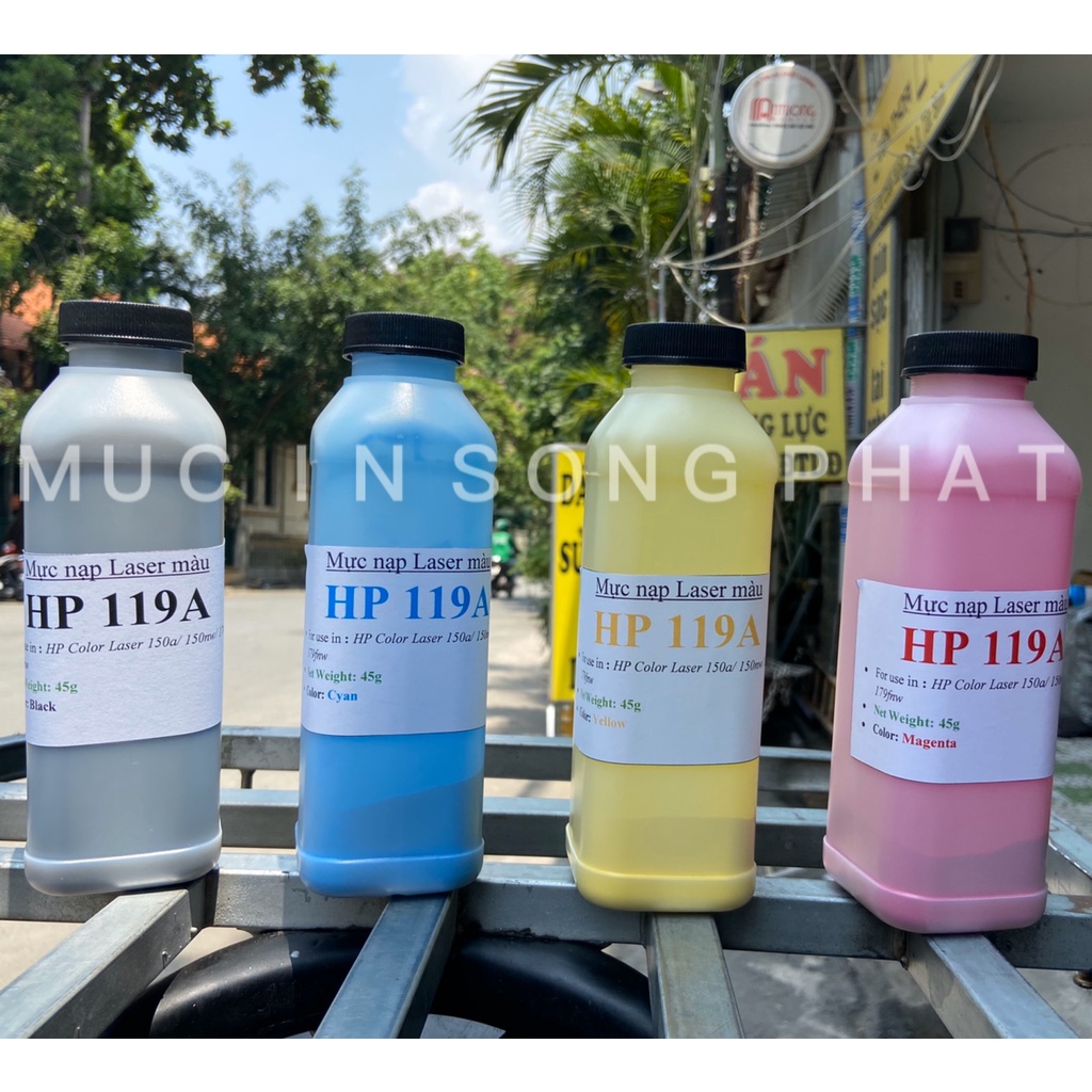 Mực nạp màu 119A cho máy in HP Color Laser 150a, 150nw, MFP 178nw, MFP 179fnw