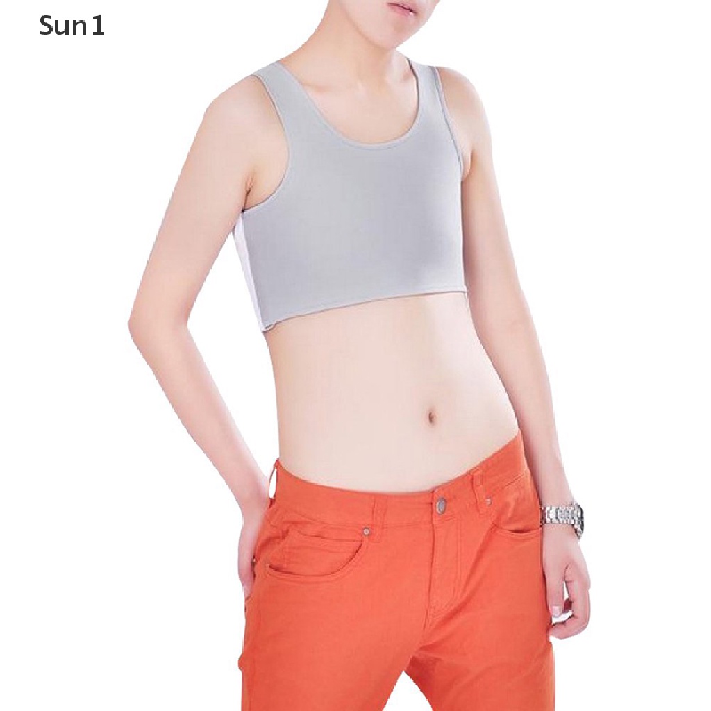 Sun1 &gt; Áo Ngực Ngắn Thoáng Khí Có Khóa Using Tomboy