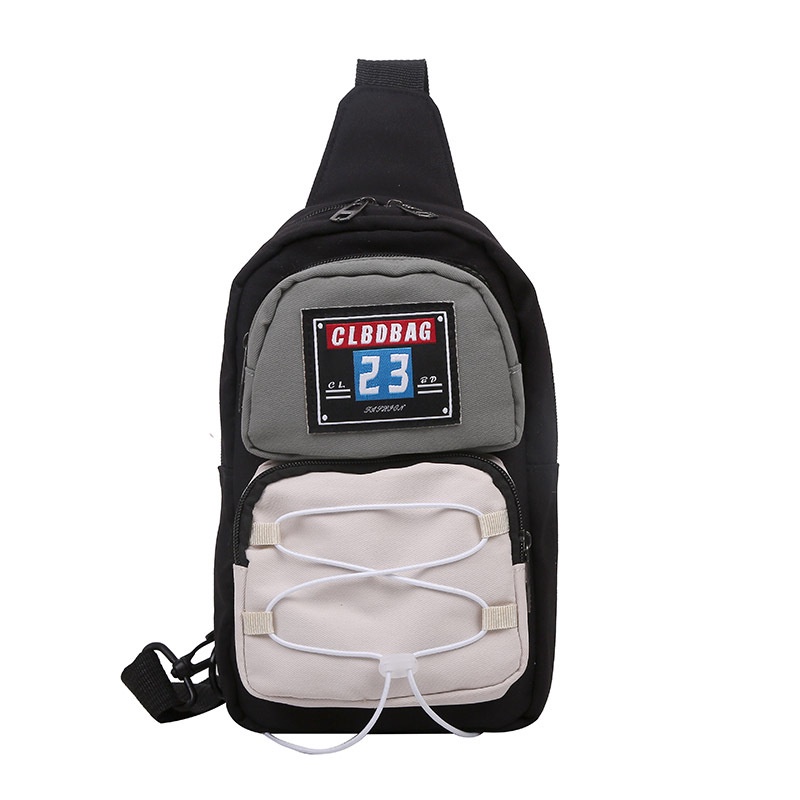 Túi Đeo Chéo Ngực Vải Canvas Phong Cách Thể Thao Thời Trang Thường Ngày Mới Cho Nam Và Nữ