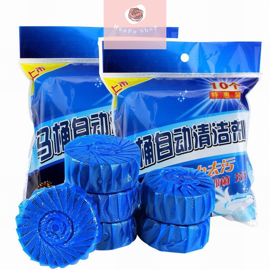 Bịch 10 Viên Tẩy Bồn Cầu, Viên Khử Khuẩn Bồn Cầu
