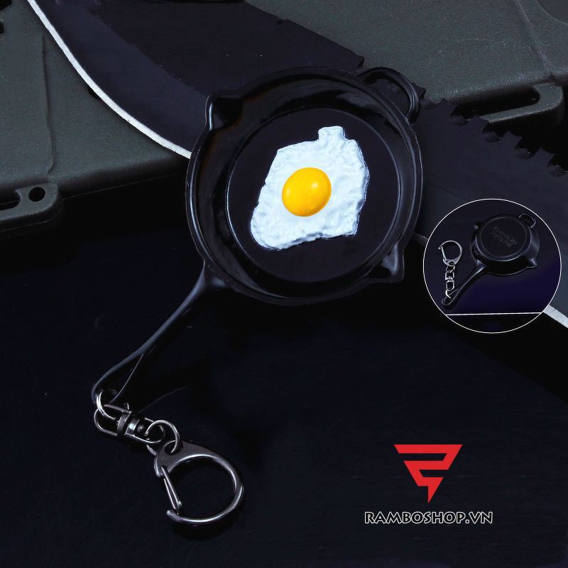 Móc khóa chảo PUBG 10cm