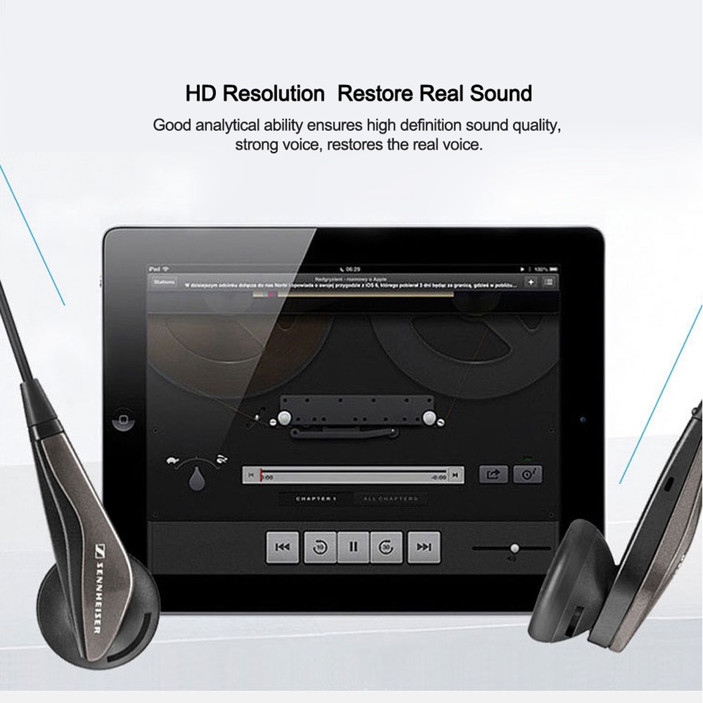 Tai Nghe Chụp Tai Sennheiser 3.5mm MX375 Giảm Tiếng Ồn
