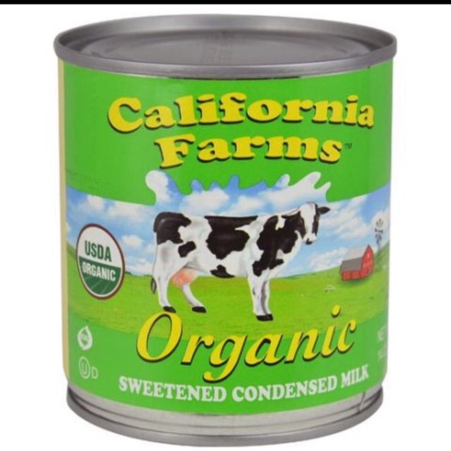 (date 4/2022)Sữa đặc hữu cơ California Farms