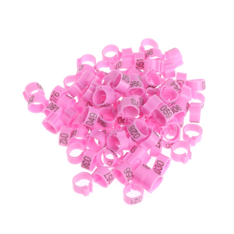 Set 100 Vòng Kẹp Chân Chim Bồ Câu 10mm