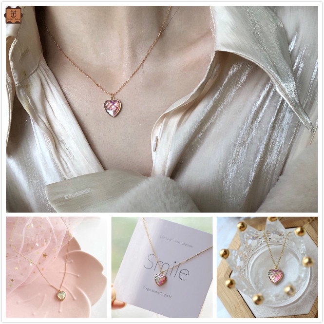 Dây chuyền phối mặt trái tim thời trang dành cho nữ