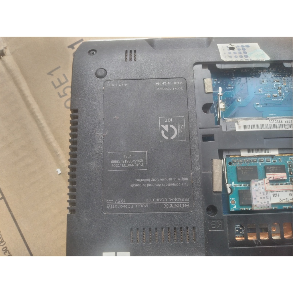 Xác laptop sony pcg 31311w