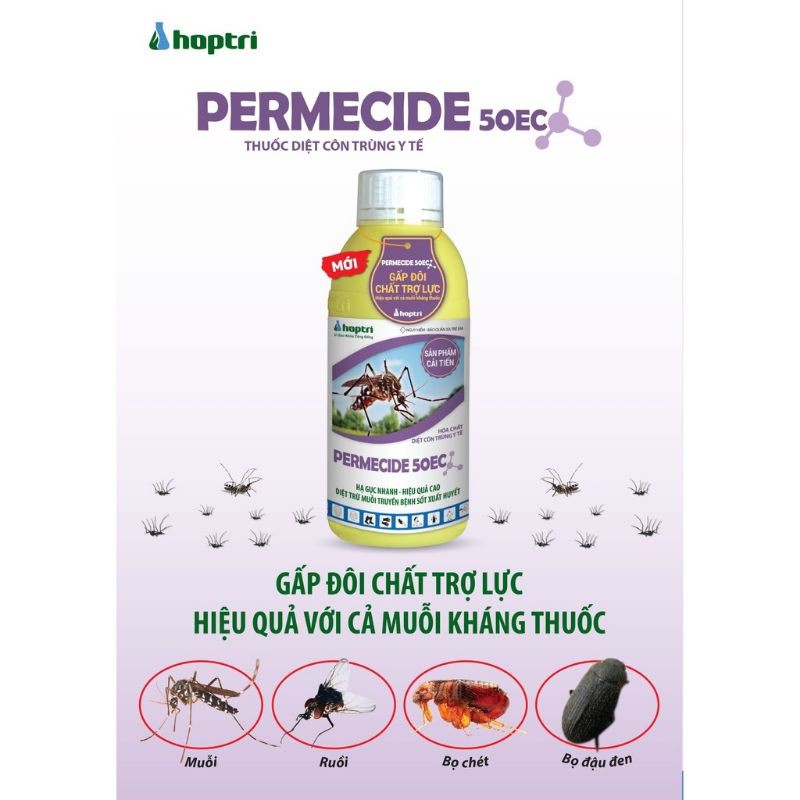 Thuốc diệt bọ đậu đen,muỗi Permecide 50EC 100ml Ấn Độ -Hàng Mới