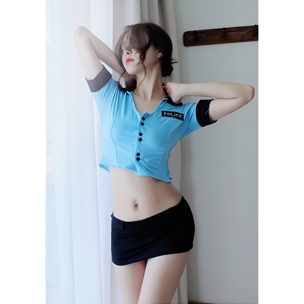 Trang phục cosplay cảnh sát ôm body sexy gợi cảm váy ngủ nữ police bó sát cám dỗ BIKI HOUSE N704 - HCM | BigBuy360 - bigbuy360.vn