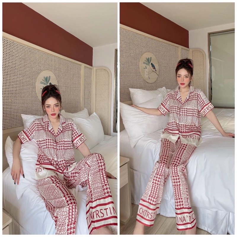 Đồ ngủ nữ coc tay quần dài, bộ mặc nhà, thời trang nữ, Sam pijama