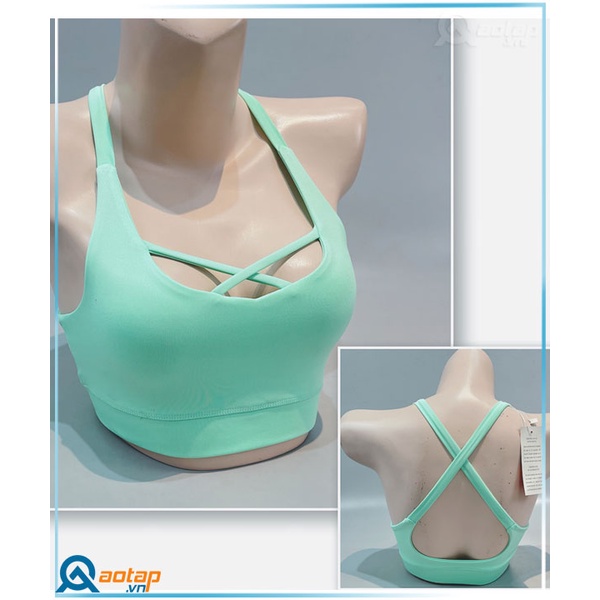 Áo bra tập yoga, gym, dance, thể thao cho nữ - dây đan ngực hở lưng nhiều màu