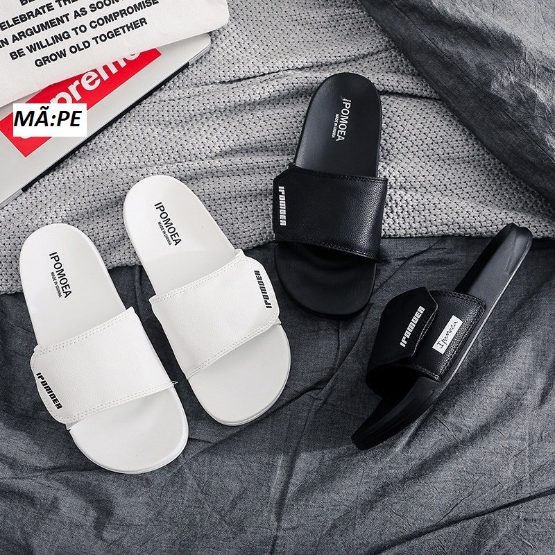 Dép Quai Ngang Nam Nữ Đẹp - Dép Full Size IPOMOEA Quai Dán Đế Siêu Êm Mẫu:PE