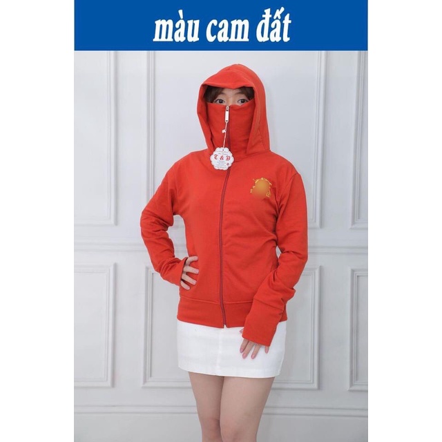 [ Mã AFF3G125K Giảm 25K đơn từ 99K] Áo khoác chống nắng nữ vải COTTON 100% Hiệu Con Ngựa dày dặn, thoáng mát, bền màu