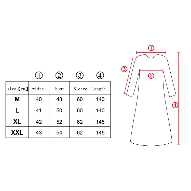 Đầm Maxi Dài Tay In Họa Tiết Phong Cách Hồi Giáo Cho Nữ | BigBuy360 - bigbuy360.vn