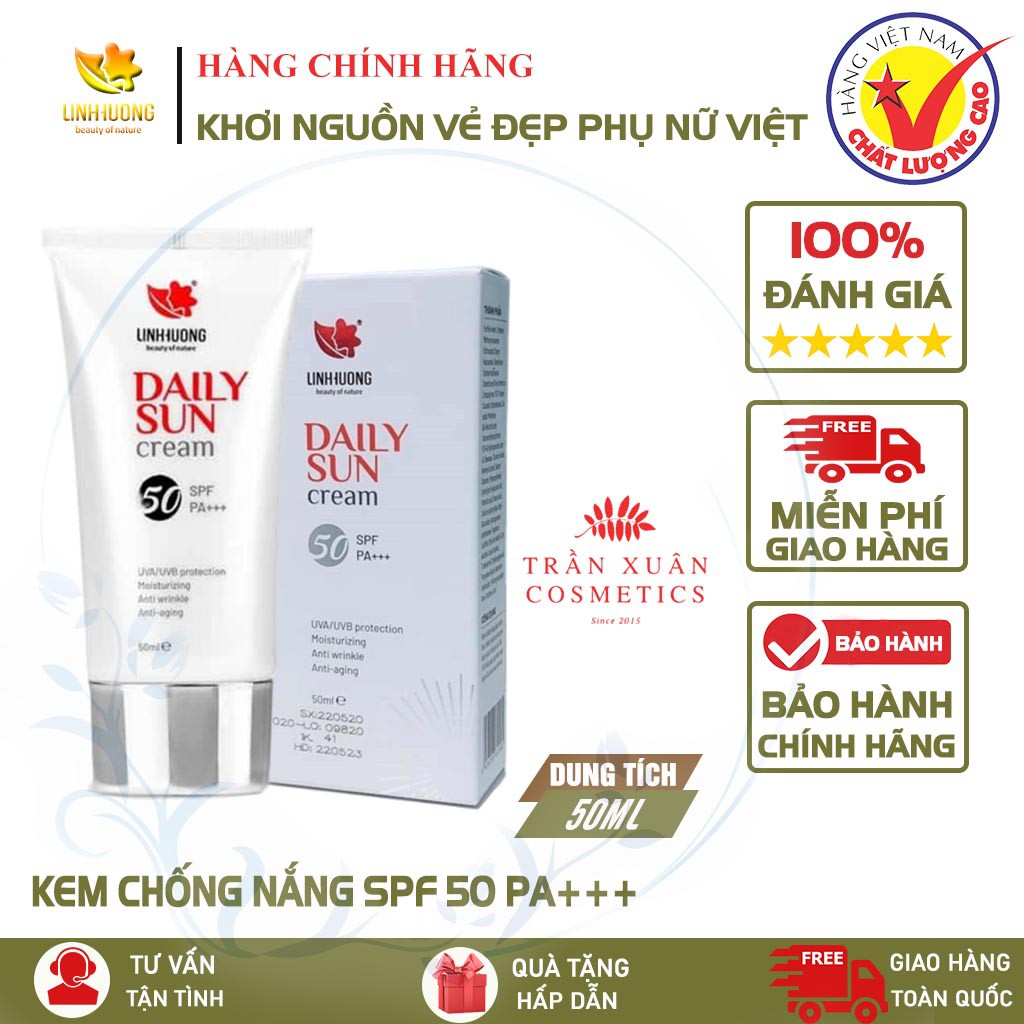 Kem chống nắng DalySun Linh Hương [ Chính Hãng ]