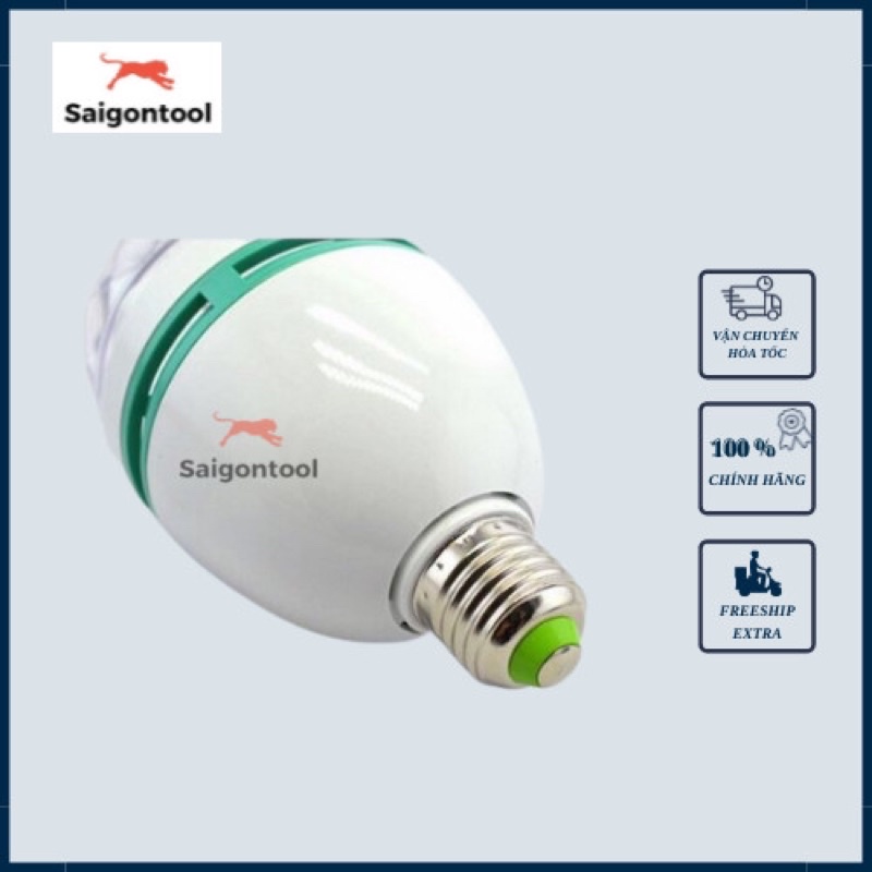 Bóng đèn led Vũ Trường xoay 7 màu loại tốt - hàng sẵn có , ảnh do shop tự chụp