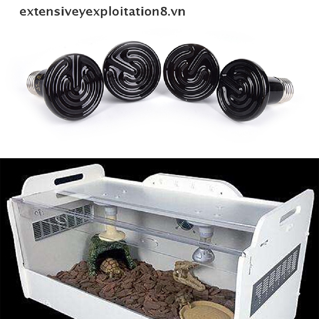 Bóng Đèn Sưởi Hồng Ngoại Bằng Sứ Dày Dặn Chuyên Dụng Cho Thú Cưng reptile [vn]