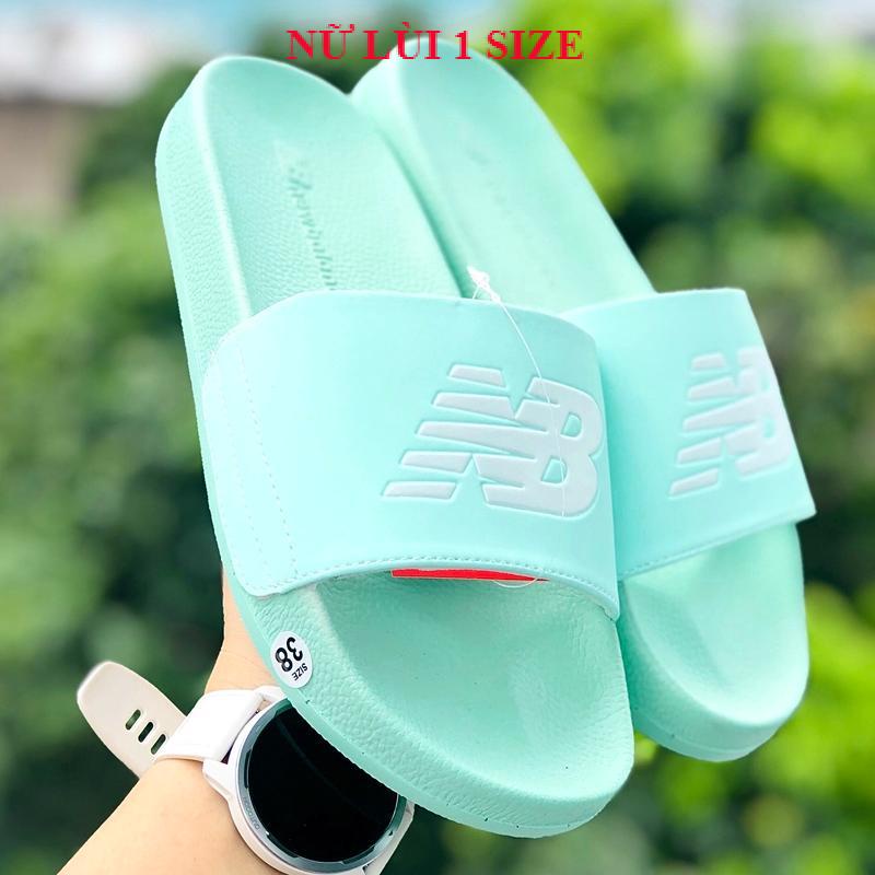 Dép newbalence 𝐍𝐄𝐖 𝐁𝐀𝐋𝐄𝐍𝐂𝐄 ❤️FREESHIP + Hộp❤️dép unisex NB new balence quai ngang thể thao nam nữ full xanh