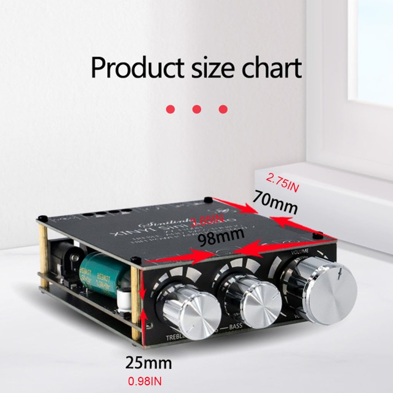 Bảng Mạch Khuếch Đại Âm Thanh Kỹ Thuật Số 2X100W