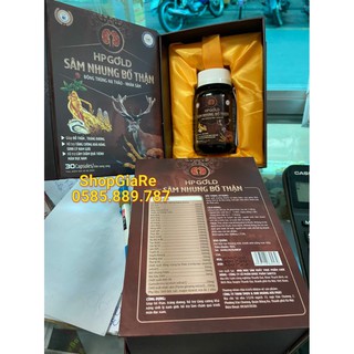 Hp Gold Sâm Nhung Bổ Thận bổ thận tráng dương, sinh tinh, tăng cường sinh lý nam giới, giảm đau lưng mỏi gối