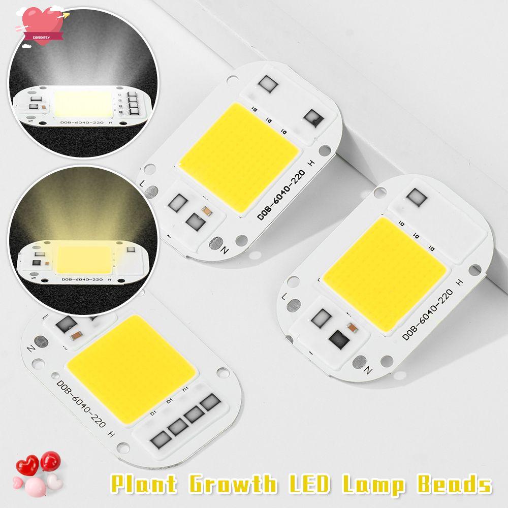 CELEBRITY1 Outdoor Light Bulb Chip 20W 30W 50W Lamp Bead Grow Lights DIY Spotlight LED Smart IC COB 