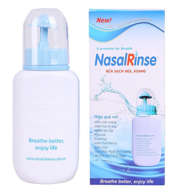 Bình rửa mũi nasal rinse