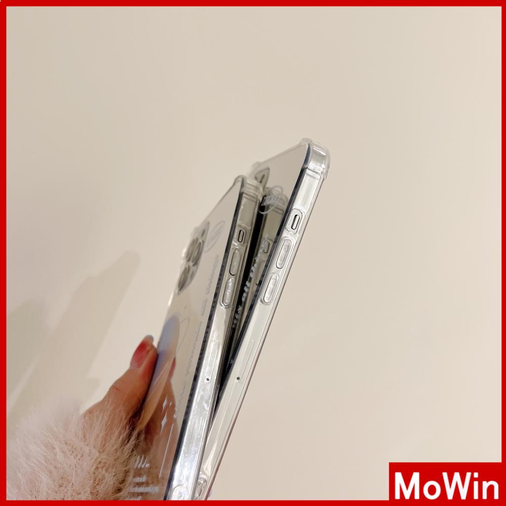 Ốp điện thoại acrylic có gương bảo vệ chống va đập hình hành tinh mặt trăng thích hợp cho iPhone 11 iPhone 13 Pro Max
