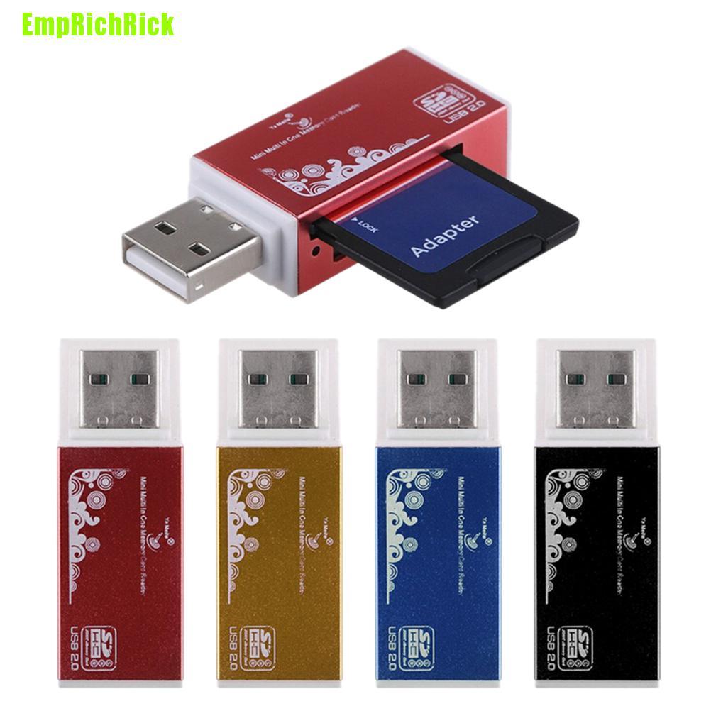 Đầu Đọc Thẻ Nhớ Micro Sd Sdhc Tf M2 Mmc Ms Pro Duo All Trong 1 Usb 2.0