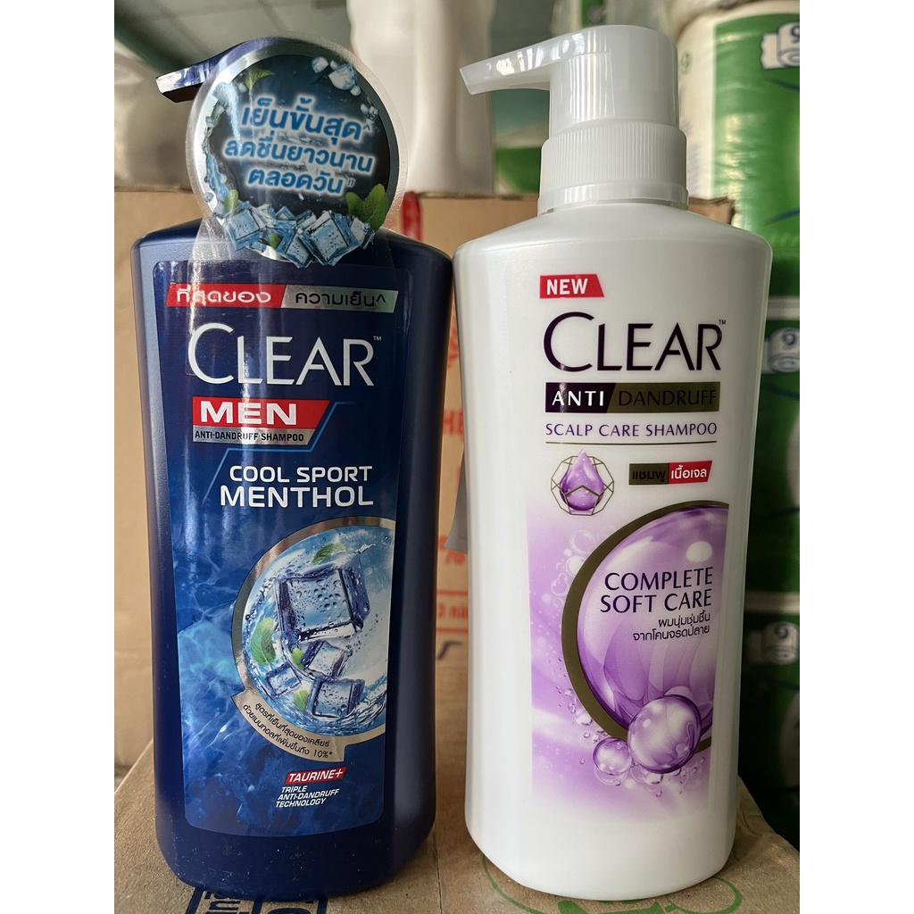 Mẫu mới - Dầu Gội Đầu Clear Các Loại Thái Lan 435ml - 480ml - moctra251219