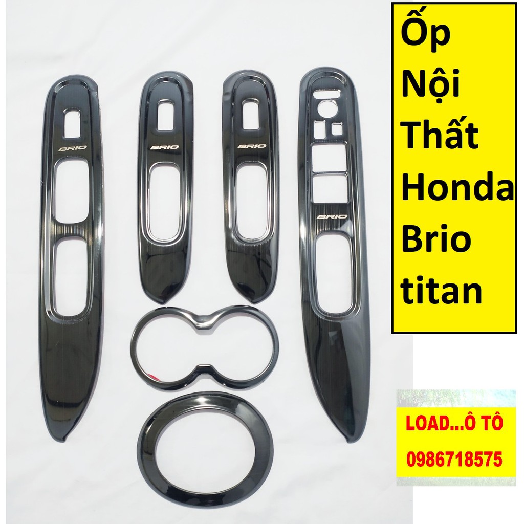 Bộ ốp nội thất Titan dành cho xe Honda Brio 2022-2018 6 Chi tiết