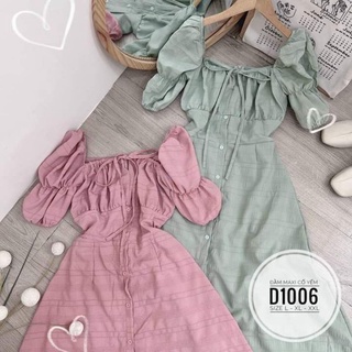 (Bigsize) Đầm maxi cổ yếm