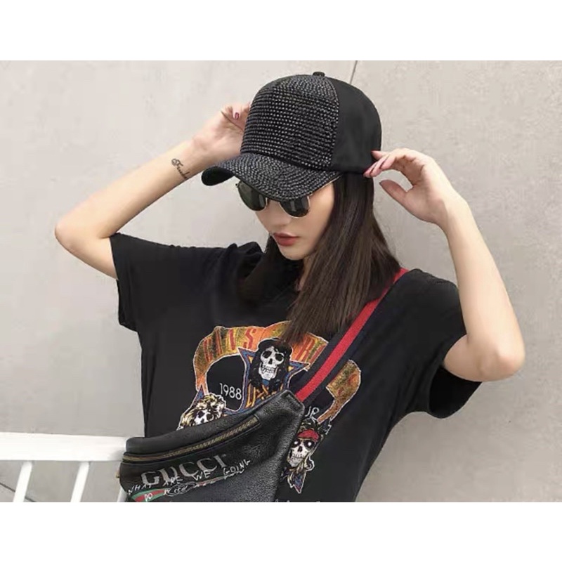 NÓN LƯỠI TRAI NAM NỮ ĐÍNH ĐÁ CAO CẤP