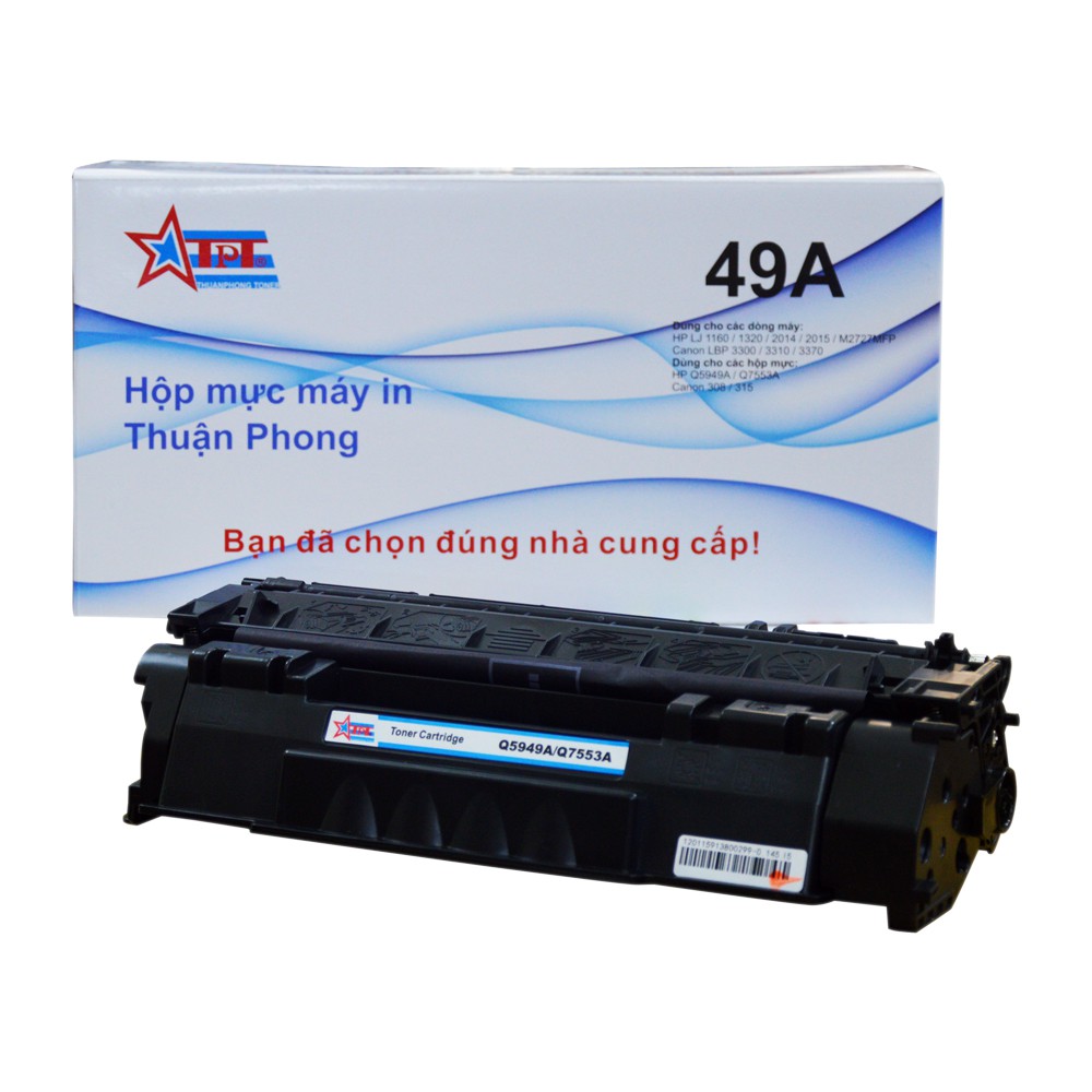 Hộp mực Thuận Phong 49A / 53A dùng cho máy in HP LJ 1160/ 1320/ 3390/ 3392/ M2727/ P2014/ P2015/ Canon LBP 3300/ 3370