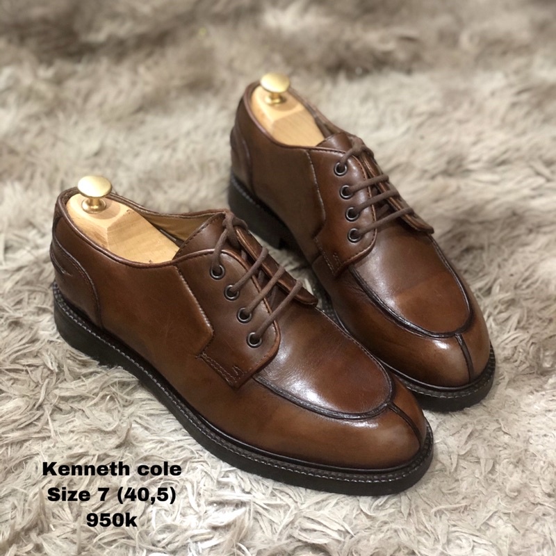 [TonaShoe] [Giày 2hand] [Size 40.5] Giày Tây Kiểu Dáng Sang Trọng Màu Nâu Đế Đúc Cao Cấp