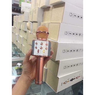 Mic karaoke kèm loa bluetooth