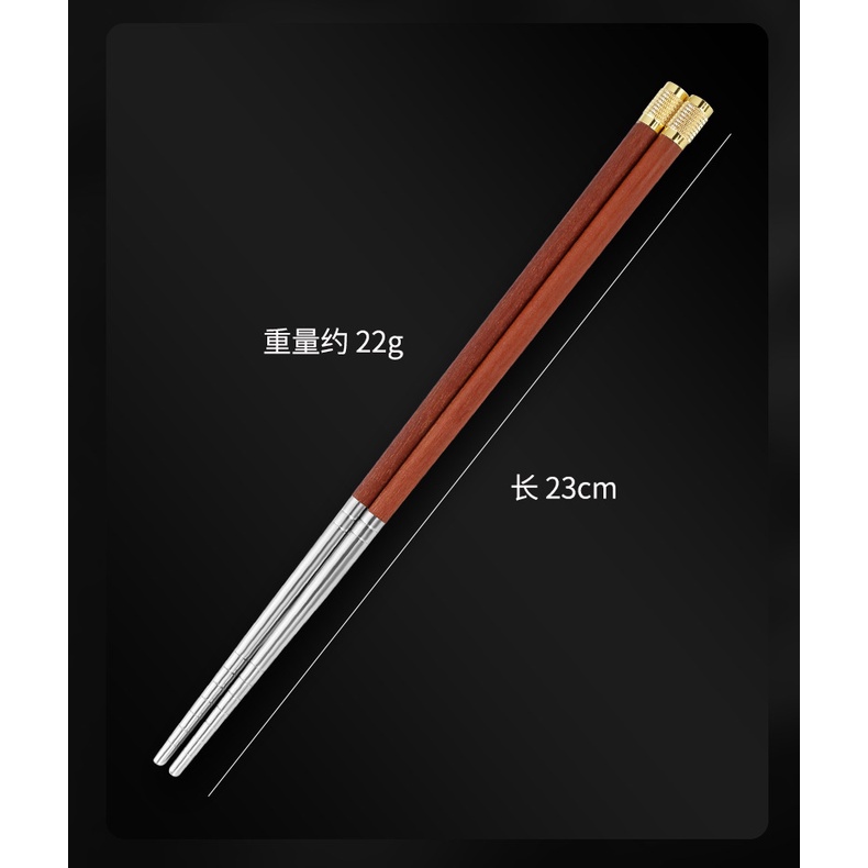 Đôi Đũa Cán Gỗ Phong Cách Trung Hoa Mới Lạ