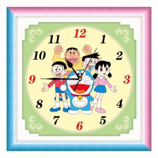 Tranh đính đá Đồng Hồ Doremon 77392 chưa đính