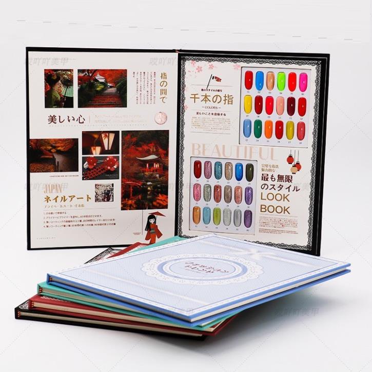 Album Nhật 36 Màu ( Sổ Gắn Màu Nails , Bảng Màu )