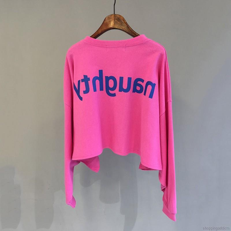 Áo Thun Sweater Cổ Tròn Phong Cách Trẻ Trung Thời Trang Mùa Thu Cho Nữ