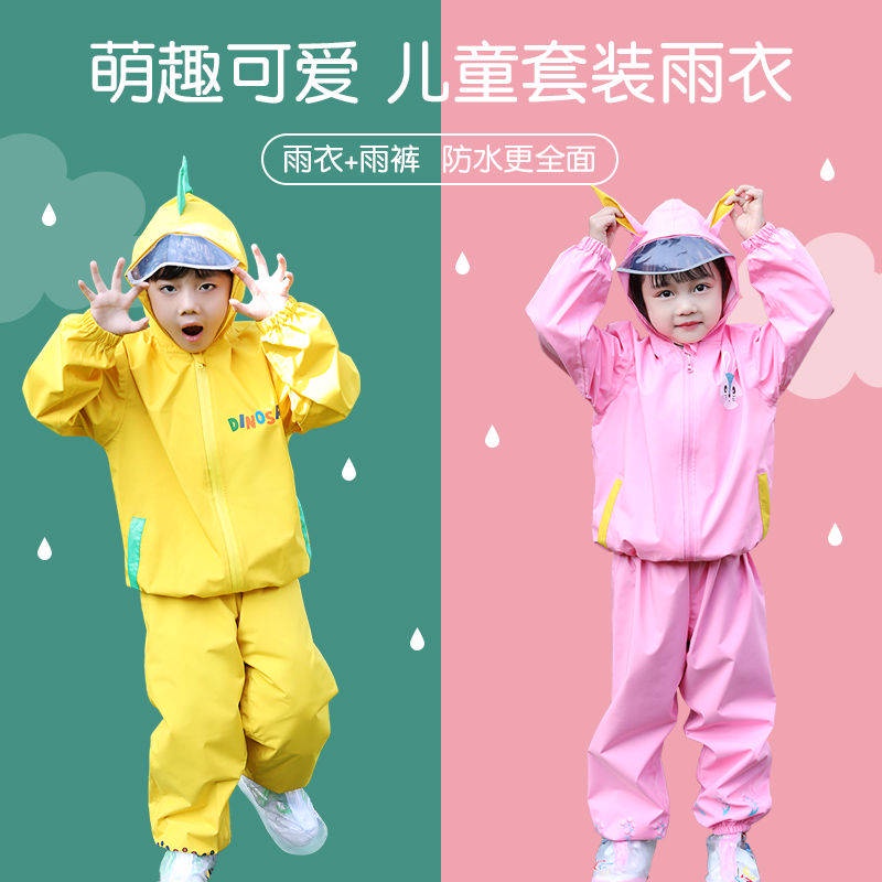 Bộ Áo Mưa Giữ Ấm Chống Lạnh Cho Bé 3-8 Tuổi