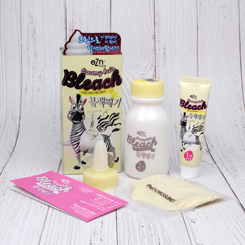 Tẩy tóc tại nhà  EZN Creamy hair bleach con ngựa 탈색제