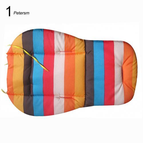 Đệm lót xe đẩy 7 sắc cầu vồng chống thấm nước cho bé