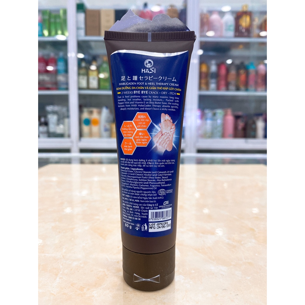 Kem Dưỡng Tay - Dưỡng Chân Hasi Kokeshi Thảo Mộc Cream 80g