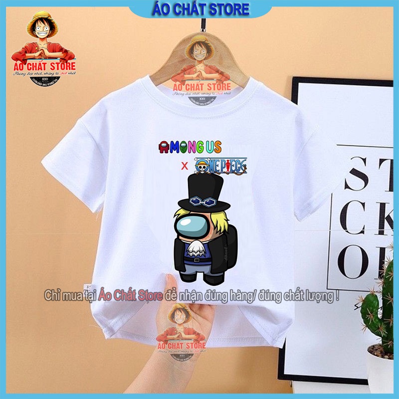 Áo thun Among Us skin One Piece Monkey SABO siêu cute AU55 | Áo Chất Store