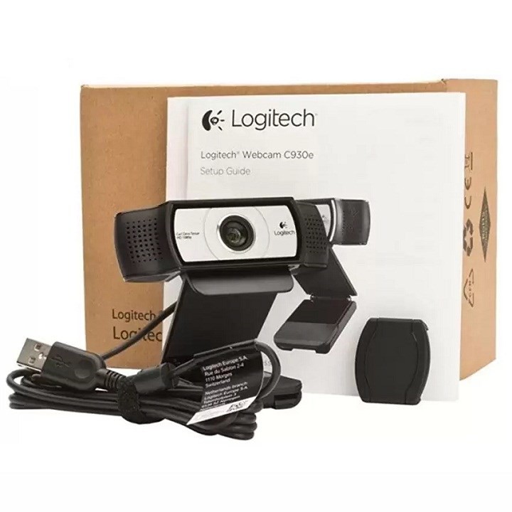 Webcam Máy Tính Logitech C930E, C930C Full Hd 1080P Tích Hợp Micro Kép Hàng Cao Cấp Chính Hãng