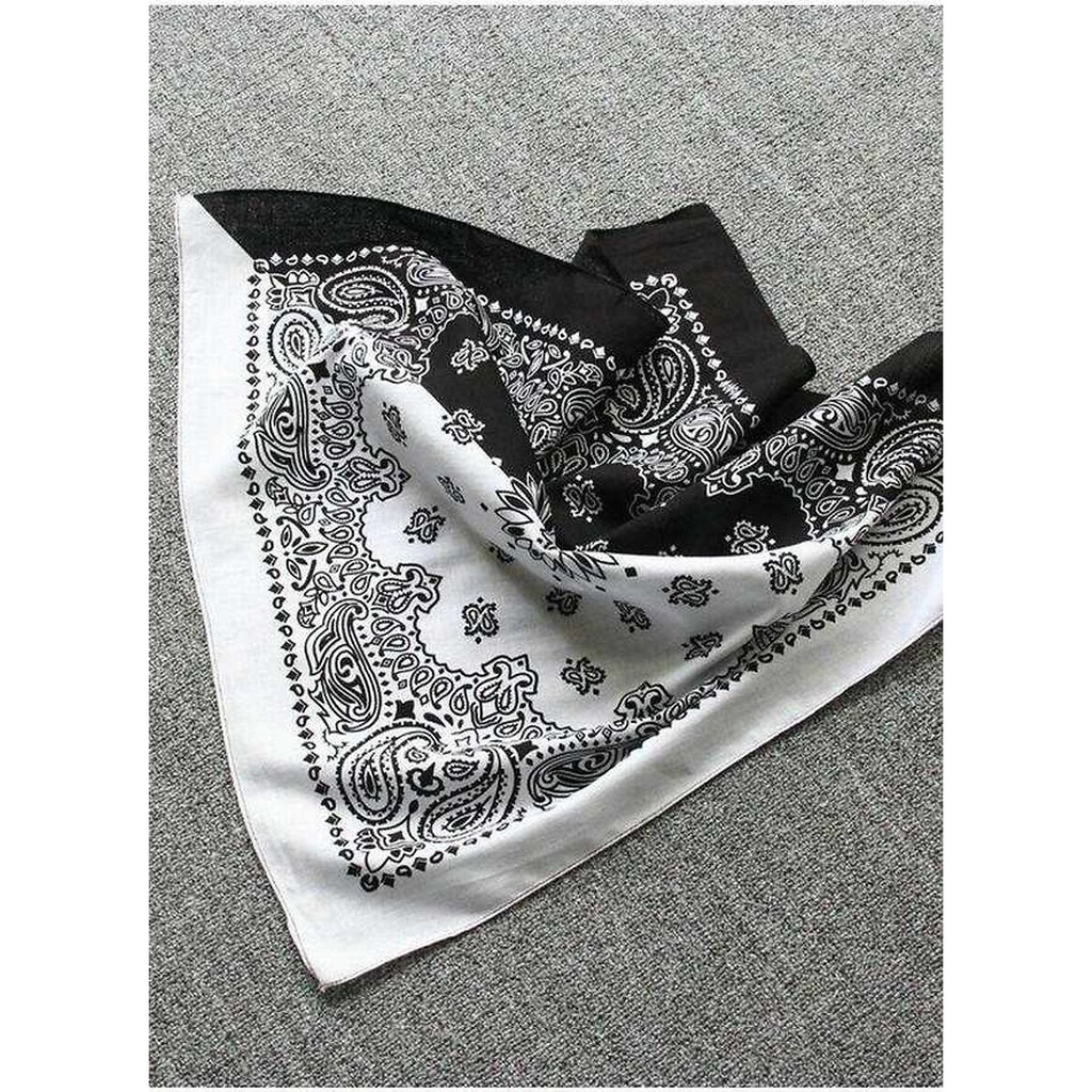 ?Loại 1?Khăn Banada Phối Mầu Cá Tính Kèm Xích Chain Theo Lựa Chọn (55X55Cm)